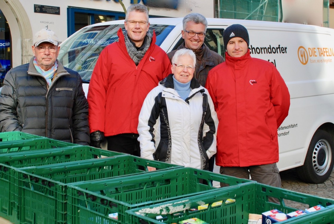 Sammelaktion währen der Schorndorfer Weihnachtswelt 2016