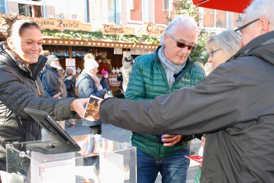 Sammelaktion währen der Schorndorfer Weihnachtswelt 2016